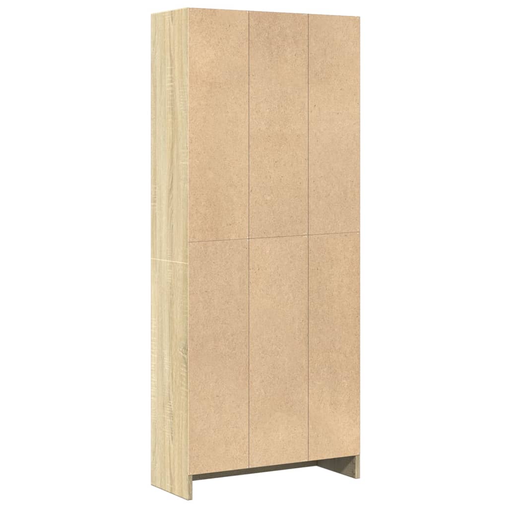 vidaXL Bücherregal Sonoma-Eiche 60x24x143 cm Holzwerkstoff