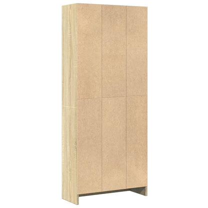 vidaXL Bücherregal Sonoma-Eiche 60x24x143 cm Holzwerkstoff
