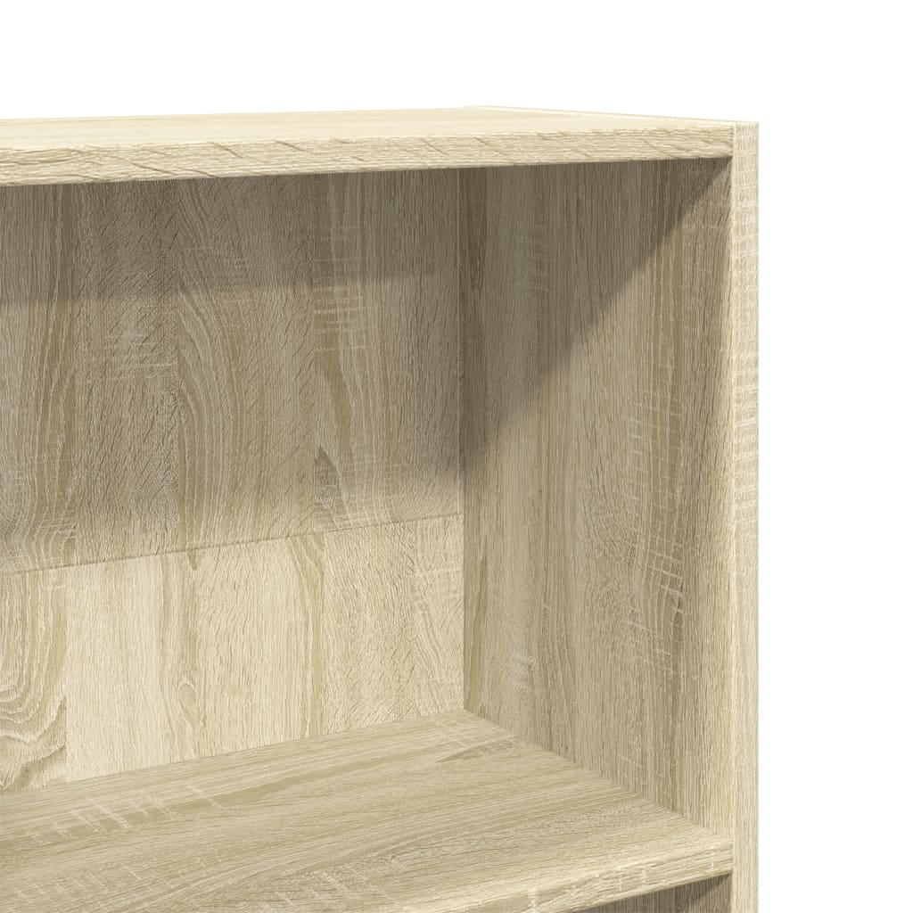 vidaXL Bücherregal Sonoma-Eiche 60x24x143 cm Holzwerkstoff