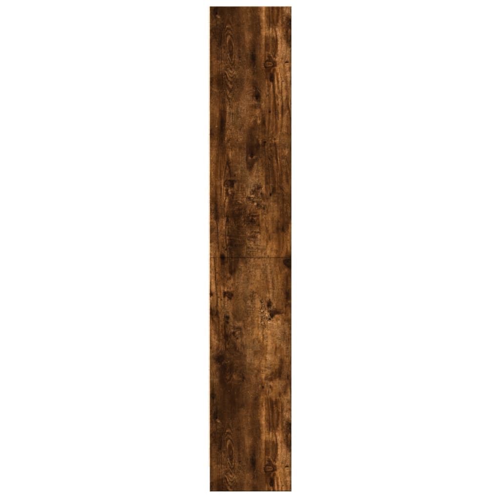 vidaXL Bücherregal Räuchereiche 60x24x143 cm Holzwerkstoff