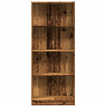 vidaXL Bibliothèque effet bois de récupération 60x24x143 cm Bois d'ingénierie