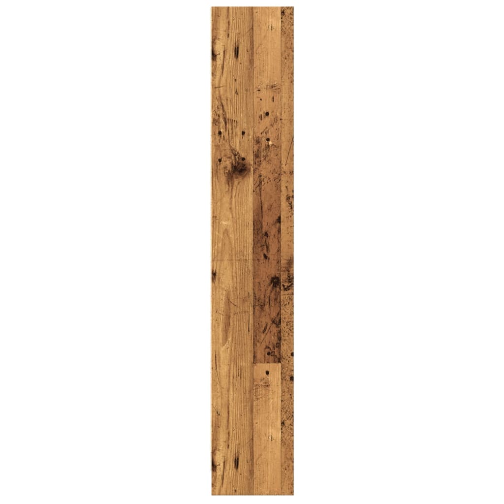 vidaXL Bibliothèque effet bois de récupération 60x24x143 cm Bois d'ingénierie