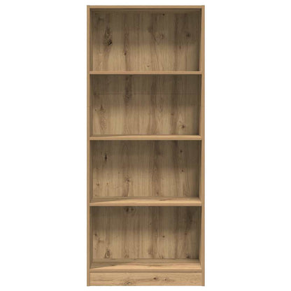 vidaXL Bücherregal Artisan-Eiche 60x24x143 cm Holzwerkstoff