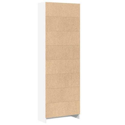 vidaXL Bücherregal Weiß 60 x 24 x 176 cm Holzwerkstoff