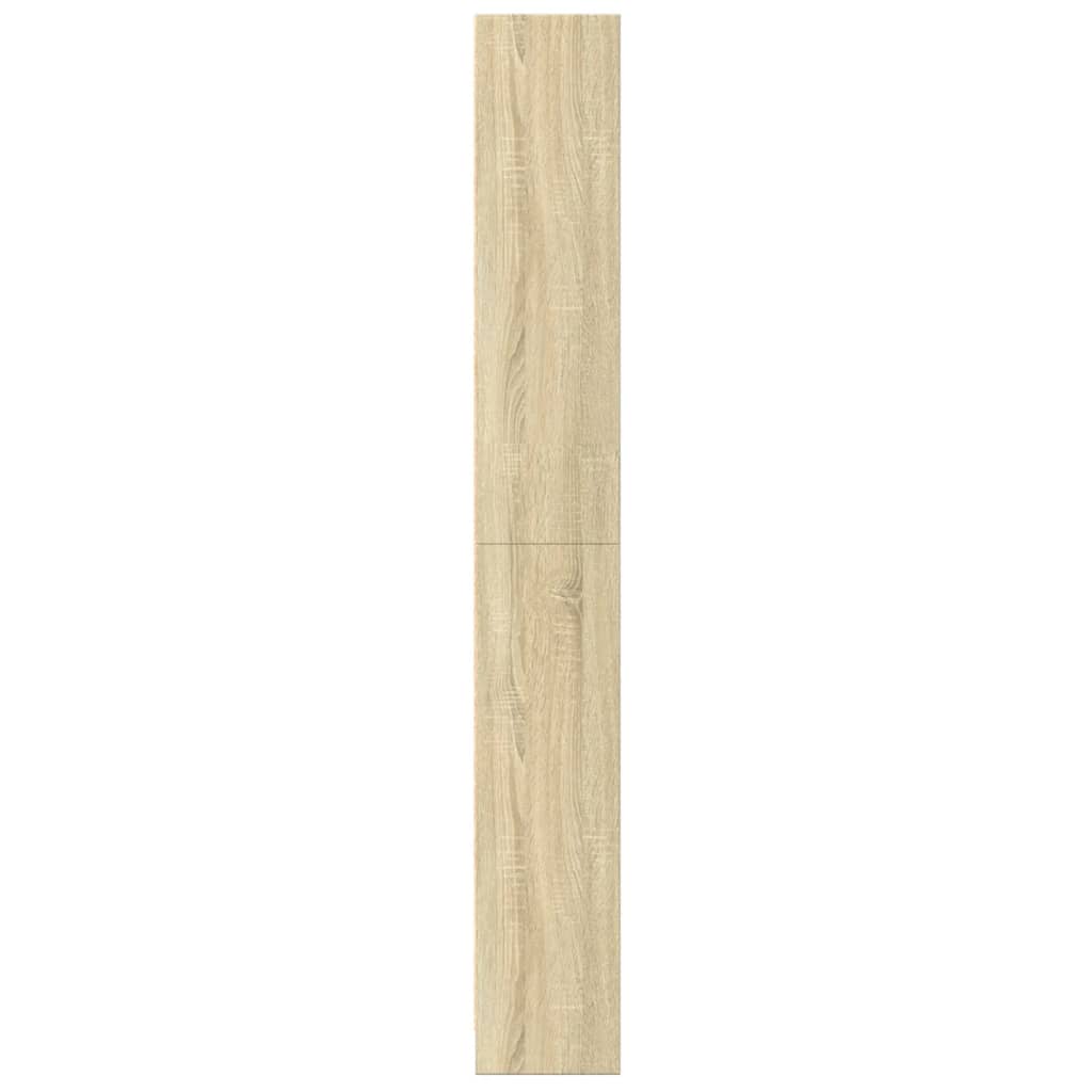 vidaXL Bücherregal Sonoma-Eiche 60x24x176 cm Holzwerkstoff
