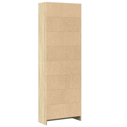 vidaXL Bücherregal Sonoma-Eiche 60x24x176 cm Holzwerkstoff