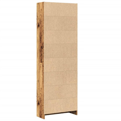 vidaXL Bücherregal Altholz-Optik 60x24x176 cm Holzwerkstoff