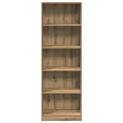 vidaXL Bibliothèque Chêne Artisan 60 x 24 x 176 cm Bois d'ingénierie