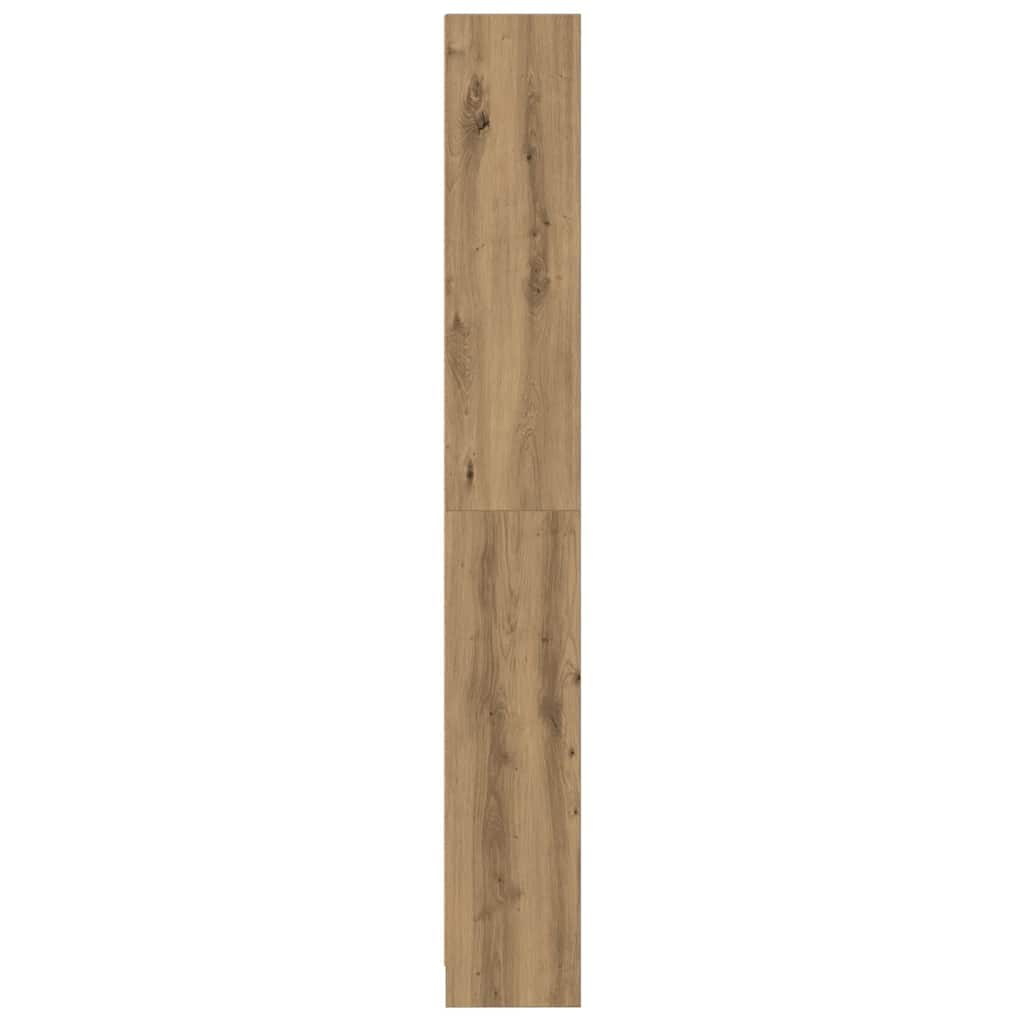 vidaXL Bibliothèque Chêne Artisan 60 x 24 x 176 cm Bois d'ingénierie