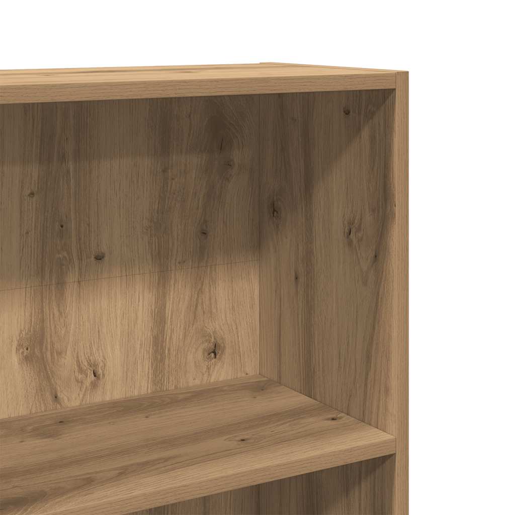 vidaXL Bibliothèque Chêne Artisan 60 x 24 x 176 cm Bois d'ingénierie