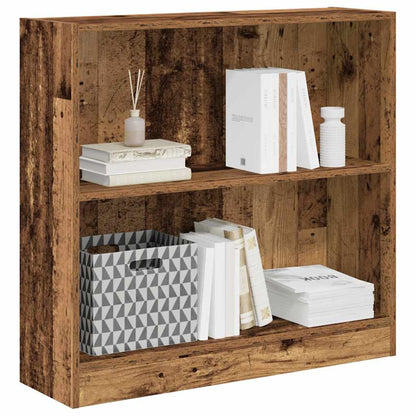 vidaXL Bücherregal Altholz-Optik 80x24x76cm Holzwerkstoff