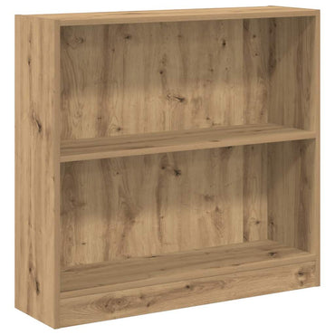 vidaXL Bücherregal Artisan-Eiche 80x24x76cm Holzwerkstoff