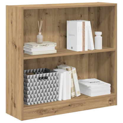 vidaXL Bücherregal Artisan-Eiche 80x24x76cm Holzwerkstoff