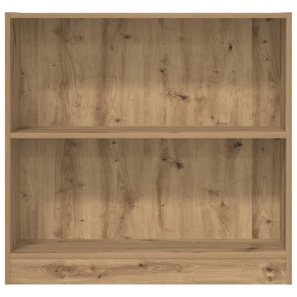 vidaXL Bücherregal Artisan-Eiche 80x24x76cm Holzwerkstoff