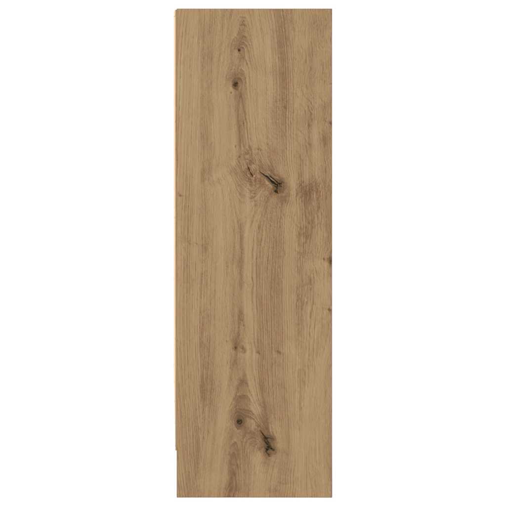 vidaXL Bücherregal Artisan-Eiche 80x24x76cm Holzwerkstoff