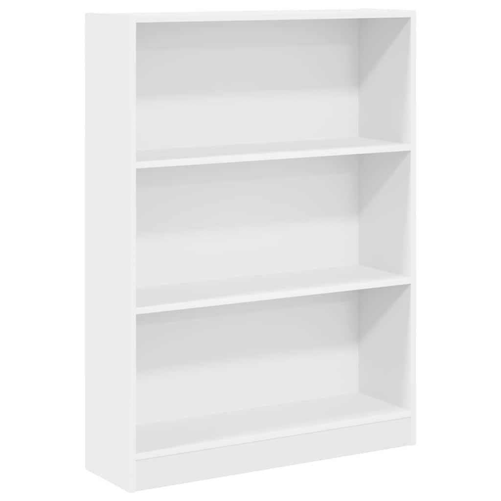 vidaXL Bücherregal Weiß 80x24x109 cm Holzwerkstoff
