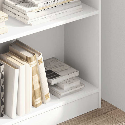 vidaXL Bücherregal Weiß 80x24x109 cm Holzwerkstoff