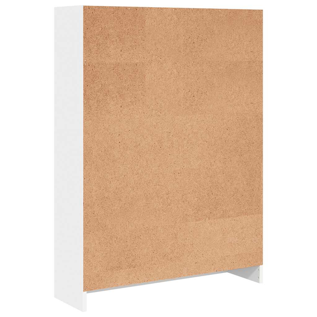vidaXL Bücherregal Weiß 80x24x109 cm Holzwerkstoff