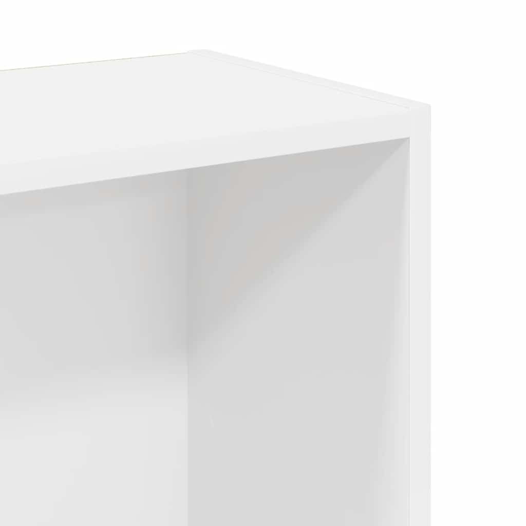 vidaXL Bücherregal Weiß 80x24x109 cm Holzwerkstoff