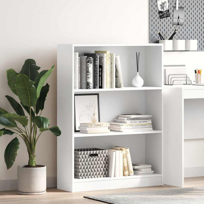 vidaXL Bücherregal Weiß 80x24x109 cm Holzwerkstoff