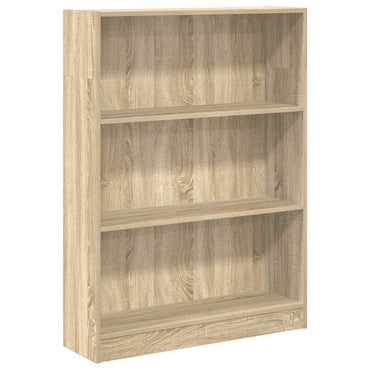 vidaXL Bücherregal Sonoma-Eiche 80x24x109 cm Holzwerkstoff
