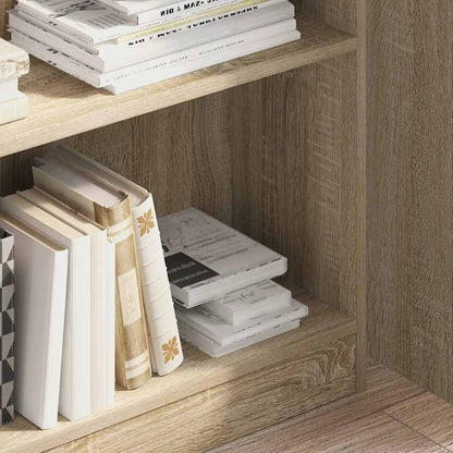 vidaXL Bücherregal Sonoma-Eiche 80x24x109 cm Holzwerkstoff