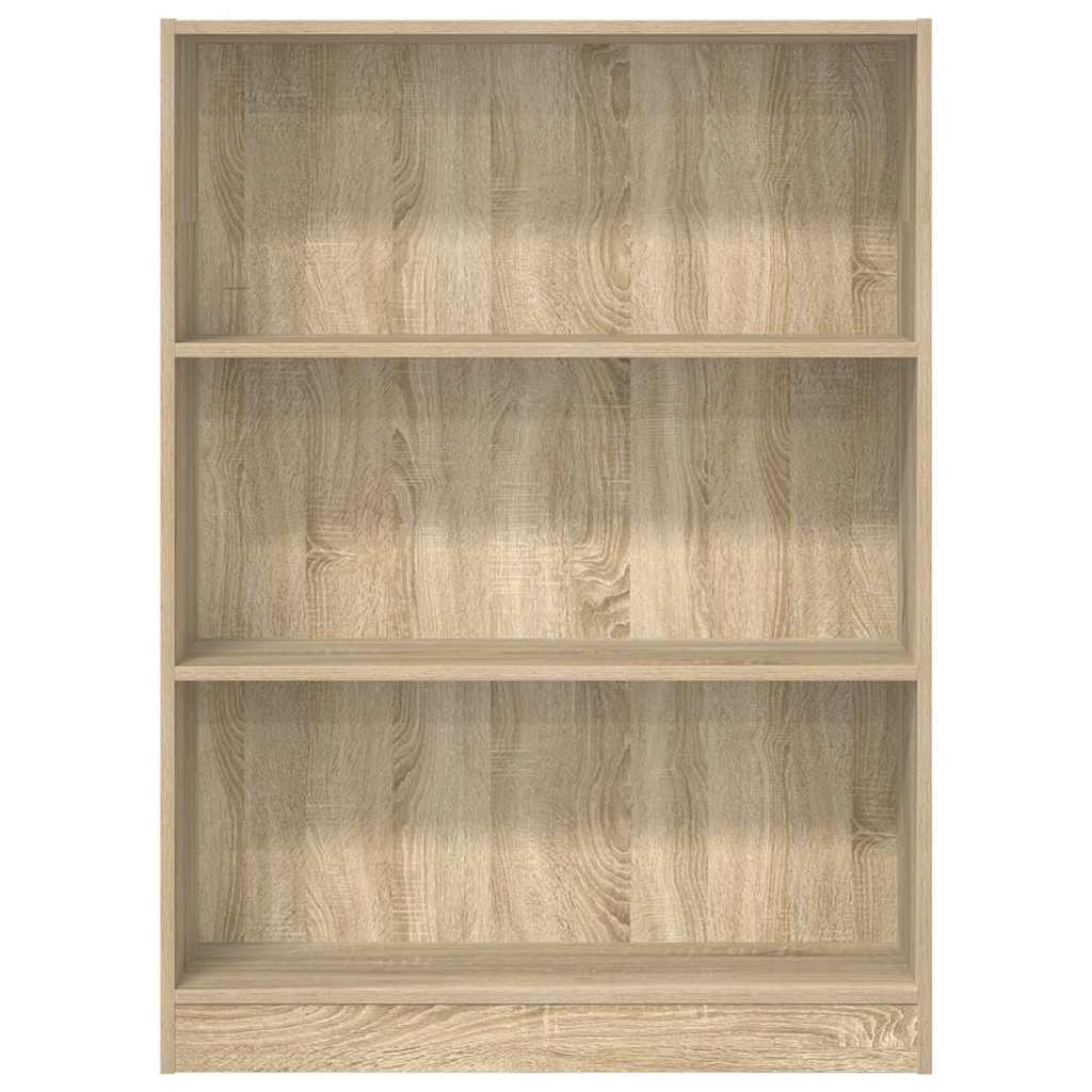 vidaXL Bücherregal Sonoma-Eiche 80x24x109 cm Holzwerkstoff