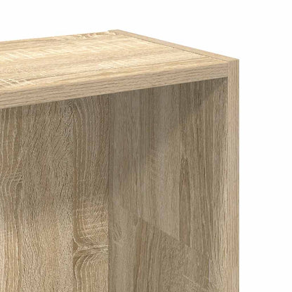 vidaXL Bücherregal Sonoma-Eiche 80x24x109 cm Holzwerkstoff