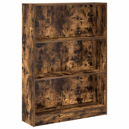 vidaXL Bücherregal Räuchereiche 80x24x109 cm Holzwerkstoff