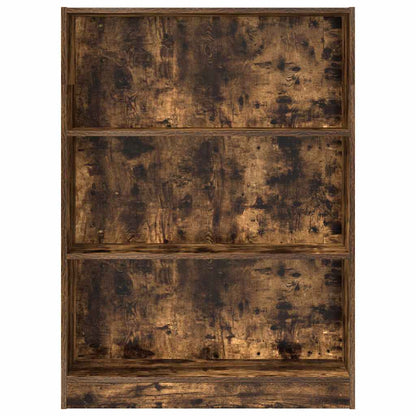 vidaXL Bücherregal Räuchereiche 80x24x109 cm Holzwerkstoff