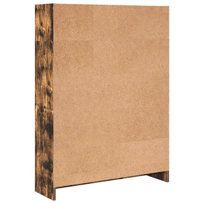 vidaXL Bücherregal Räuchereiche 80x24x109 cm Holzwerkstoff