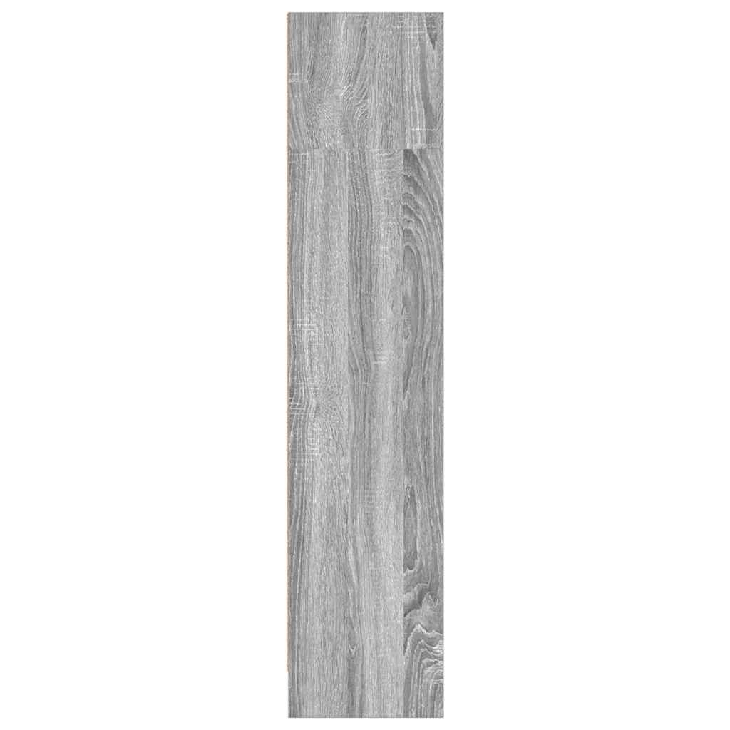 vidaXL Bücherregal Grau Sonoma 80x24x109 cm Holzwerkstoff