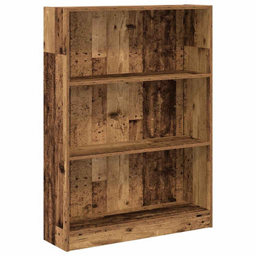 vidaXL Bücherregal Altholz-Optik 80x24x109 cm Holzwerkstoff
