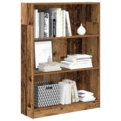 vidaXL Bücherregal Altholz-Optik 80x24x109 cm Holzwerkstoff