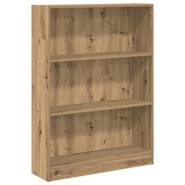 vidaXL Bücherregal Artisan-Eiche 80x24x109 cm Holzwerkstoff