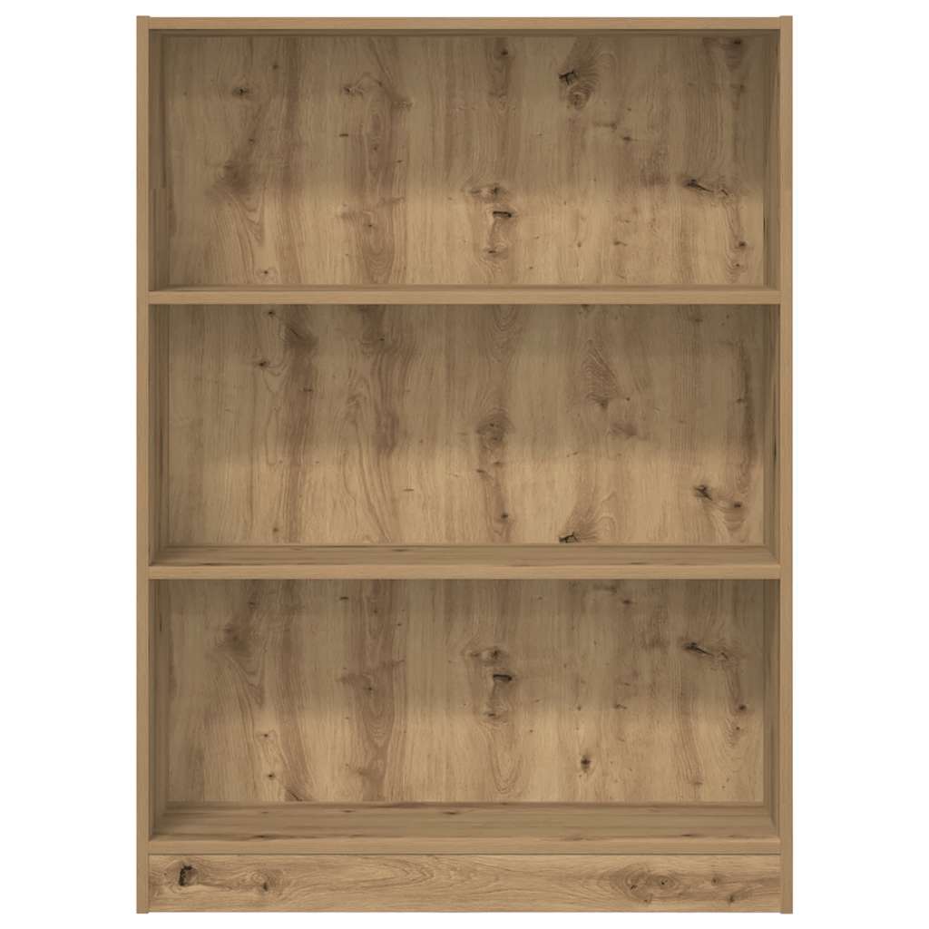 vidaXL Bücherregal Artisan-Eiche 80x24x109 cm Holzwerkstoff