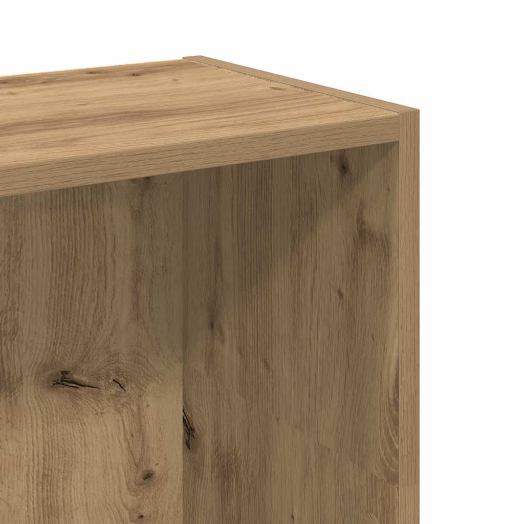 vidaXL Bücherregal Artisan-Eiche 80x24x109 cm Holzwerkstoff