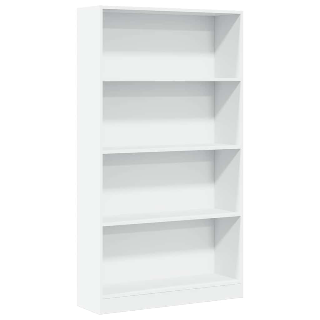 vidaXL Bibliothèque blanc 80x24x143 cm Bois d'ingénierie