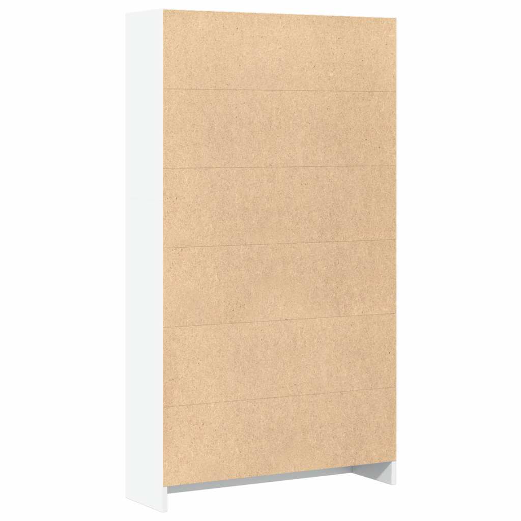 vidaXL Bibliothèque blanc 80x24x143 cm Bois d'ingénierie