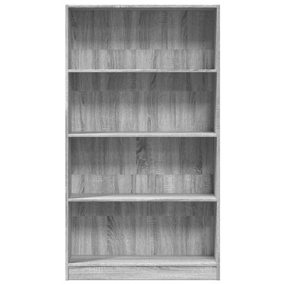 vidaXL Bücherregal Grau Sonoma 80x24x143 cm Holzwerkstoff