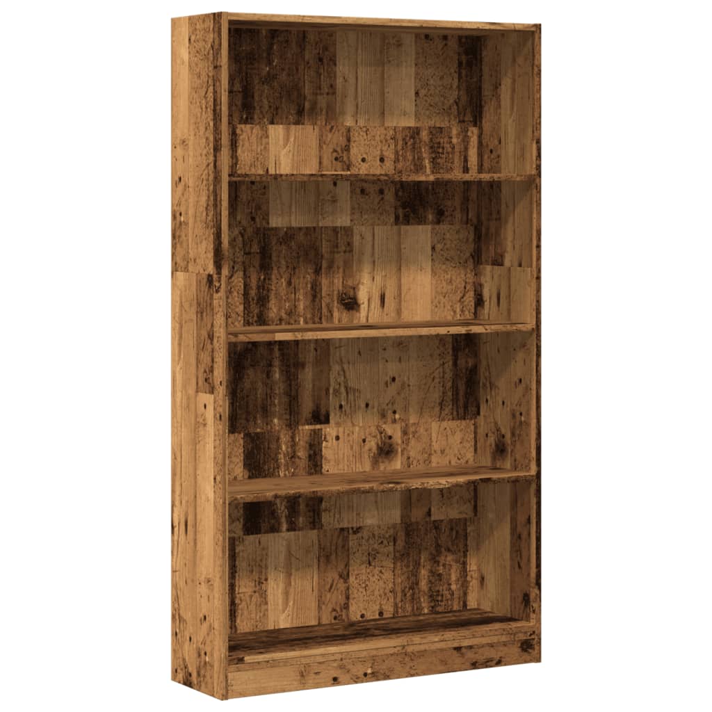 vidaXL Étagère à livres aspect bois de récupération 80x24x143 cm Bois d'ingénierie