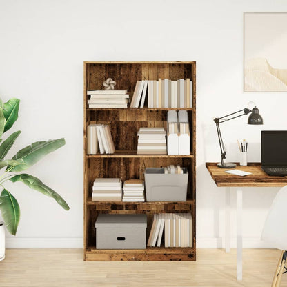 vidaXL Étagère à livres aspect bois de récupération 80x24x143 cm Bois d'ingénierie