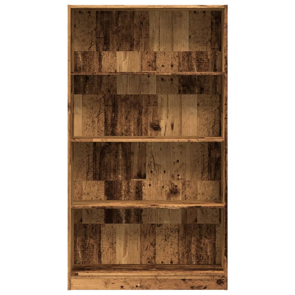 vidaXL Étagère à livres aspect bois de récupération 80x24x143 cm Bois d'ingénierie