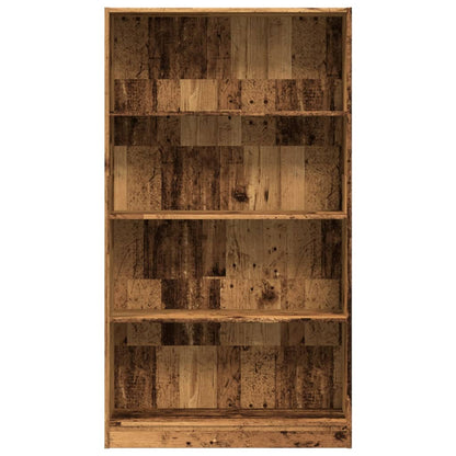 vidaXL Étagère à livres aspect bois de récupération 80x24x143 cm Bois d'ingénierie