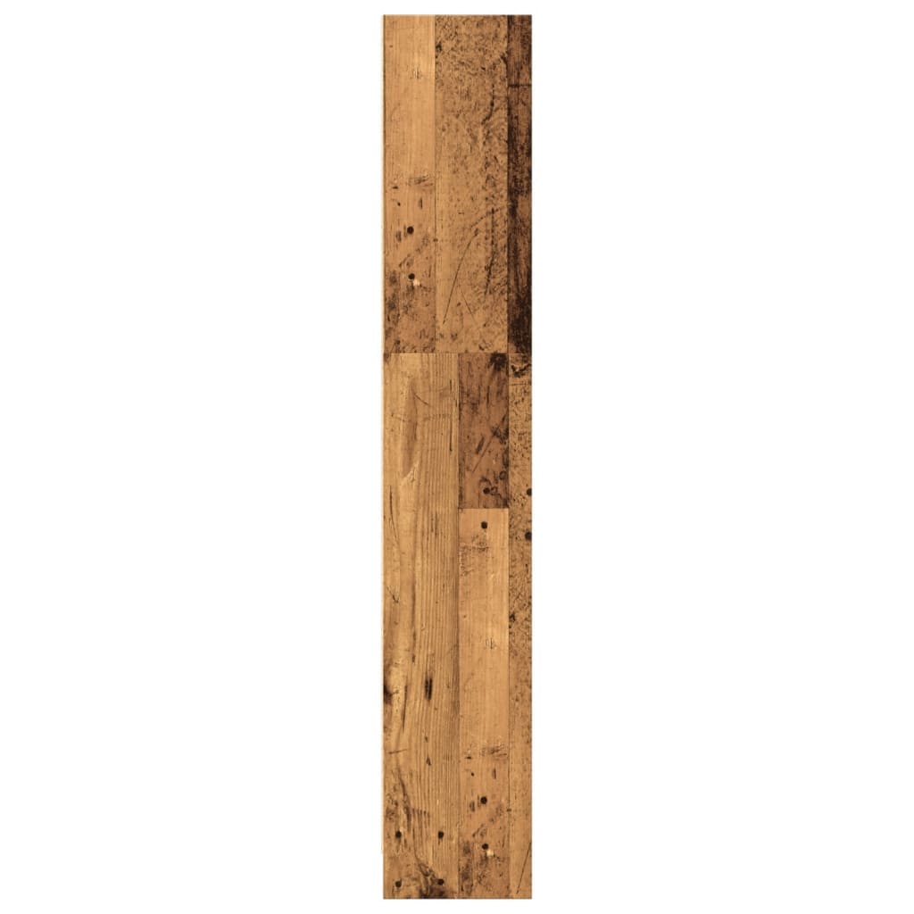 vidaXL Étagère à livres aspect bois de récupération 80x24x143 cm Bois d'ingénierie