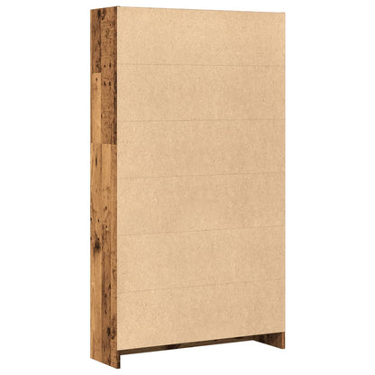 vidaXL Étagère à livres aspect bois de récupération 80x24x143 cm Bois d'ingénierie