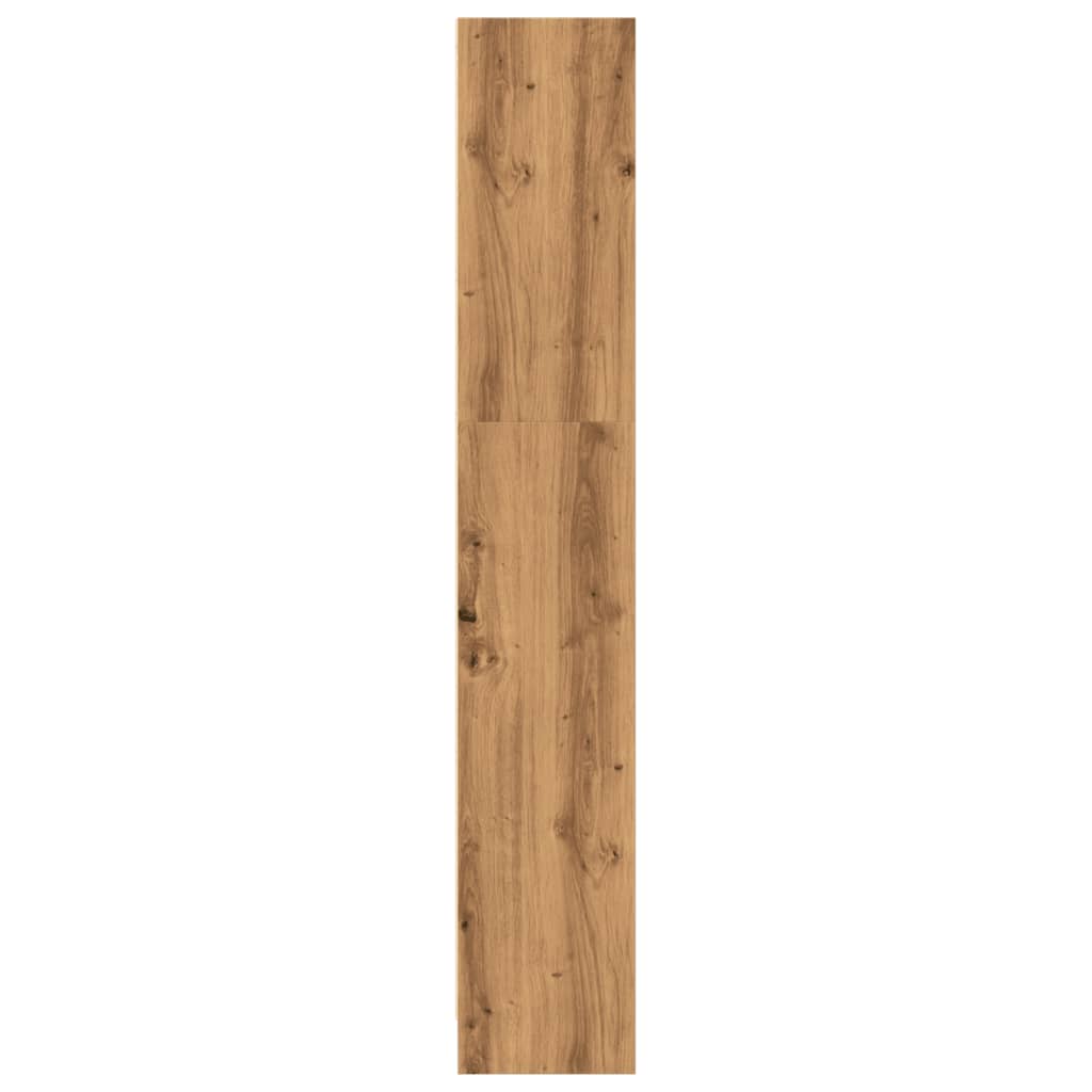 vidaXL Bücherregal Artisan-Eiche 80x24x143 cm Holzwerkstoff