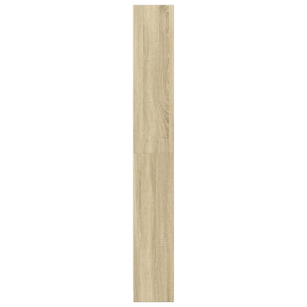 vidaXL Bücherregal Sonoma-Eiche 80 x 24 x 176 cm Holzwerkstoff
