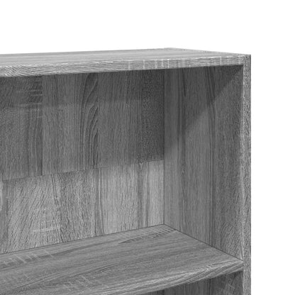 vidaXL Bücherregal Grau Sonoma 80x24x176 cm Holzwerkstoff