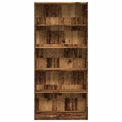 vidaXL Étagère à livres aspect bois de récupération 80x24x176 cm bois d'ingénierie
